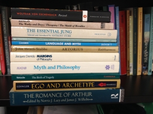 Just a few of the textbooks for my Spring 2015 quarter for the Ph.D. in Mythological Studies with an emphasis in Depth Psychology.
